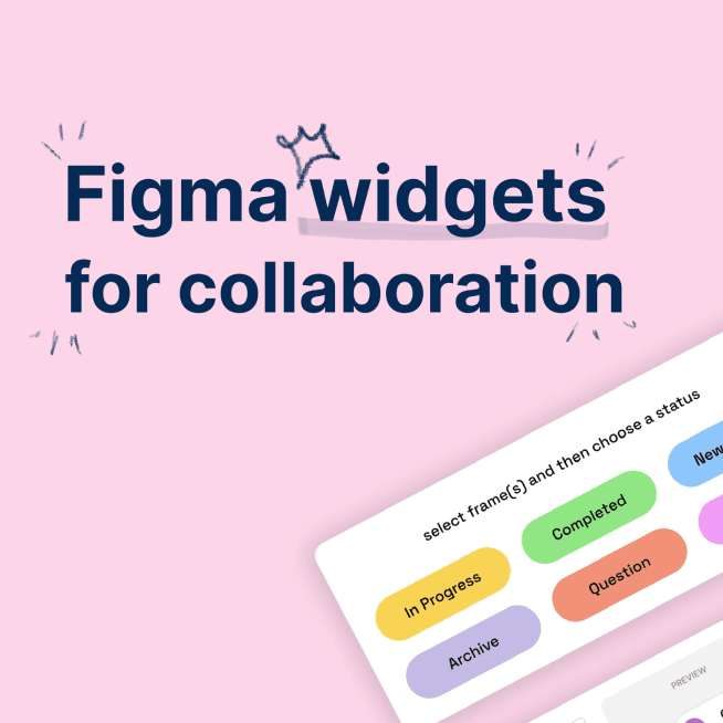 Figma widgets for collaboration